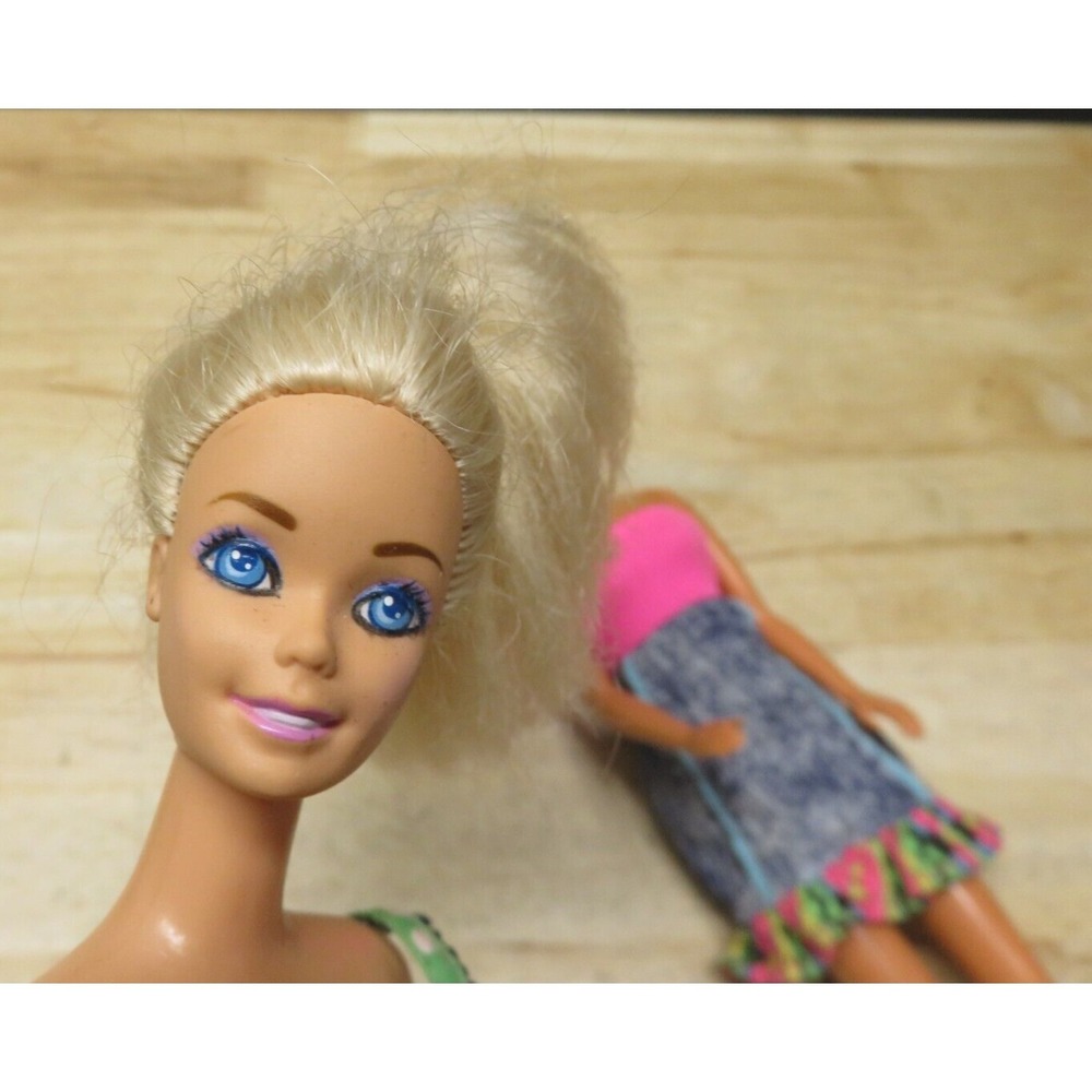 Lot of 3 1966 Mattel Barbie Doll Vintage Blonde Hair Blue Eye Made In Malaysia - Picture 12 of 16